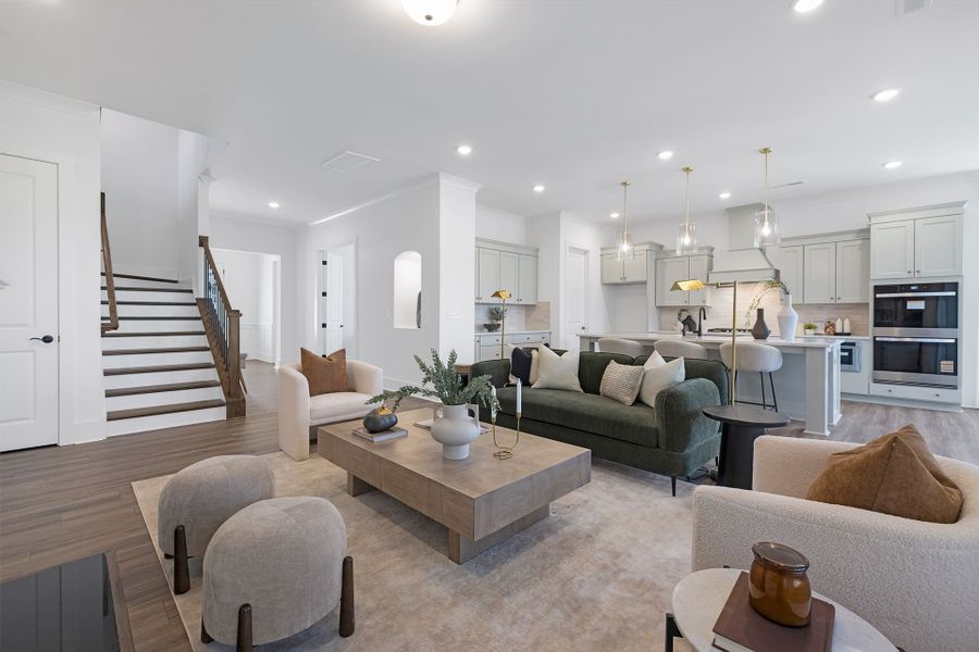 Furnished interior view inside a new home in Edgewater - Harbor Pointe, Lancaster (Image 9).