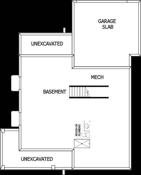 2D floor plan layout of this home in Painted Prairie 50’, Aurora, CO (Image 4).