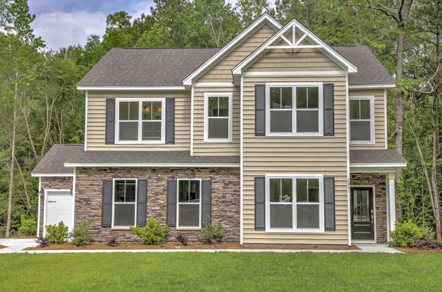 Representative rendering of the exterior for the Ludington by Center Park Homes (Image 18).