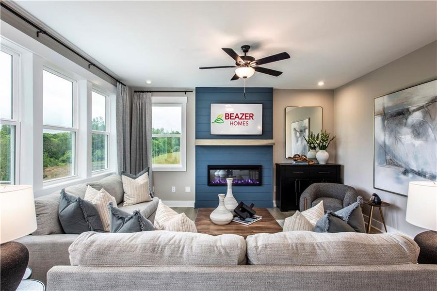 Furnished interior view inside a new home in Wisteria at GreenHouse, Marietta (Image 4).