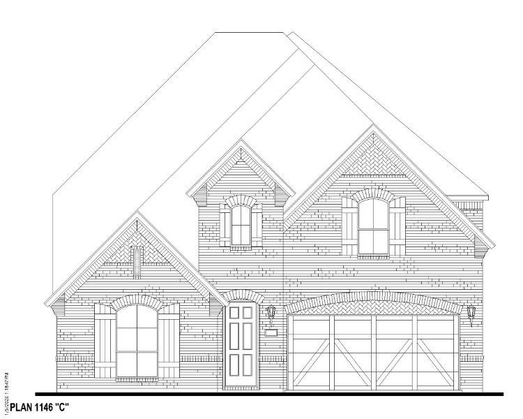 Plan 1146 Elevation C