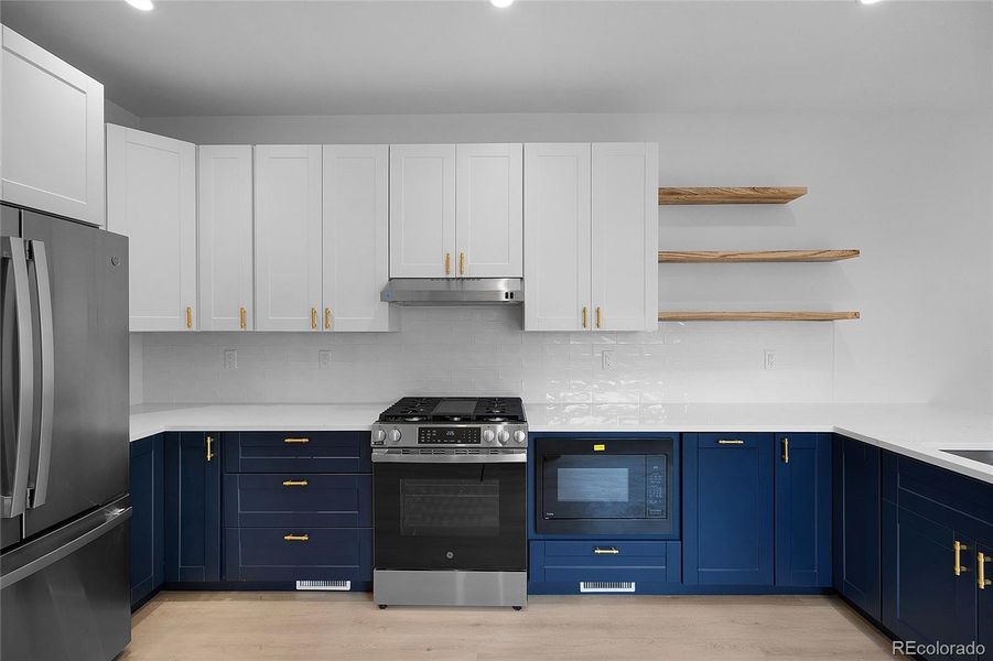 Furnished interior view inside a new home in , Denver (Image 10).