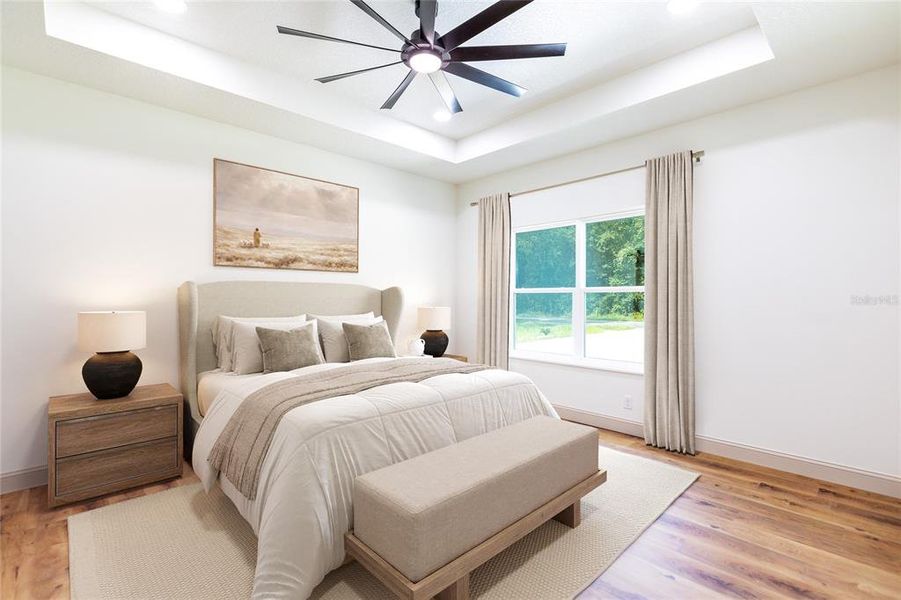 Furnished interior view inside a new home in , Raiford (Image 18).