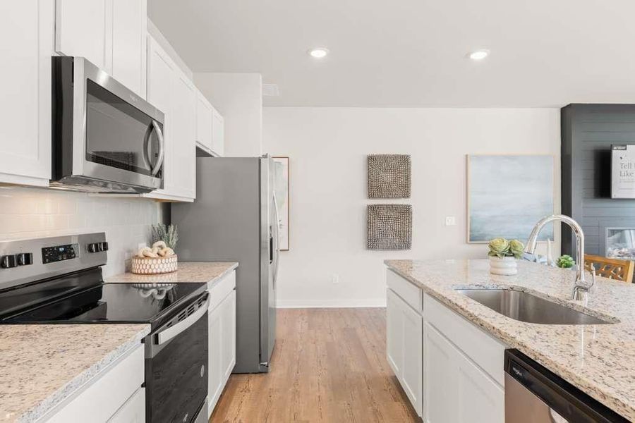 Furnished interior view inside a new home in Azalea Square Townhomes, Lawrenceville (Image 7).