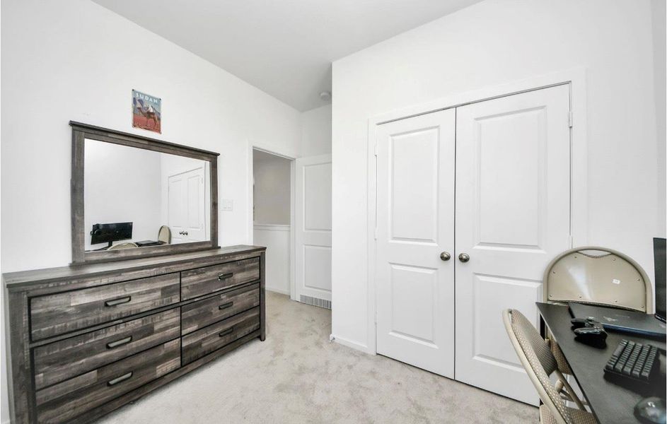 Furnished interior view inside a new home in Cross Creek West: Richmond Collection, Fulshear (Image 36).