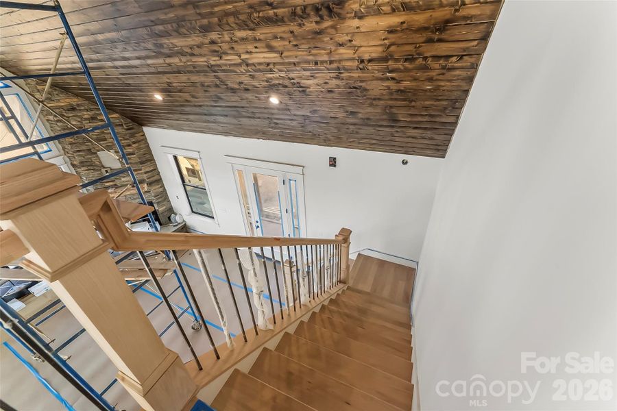 View from the stairs View from the stairs