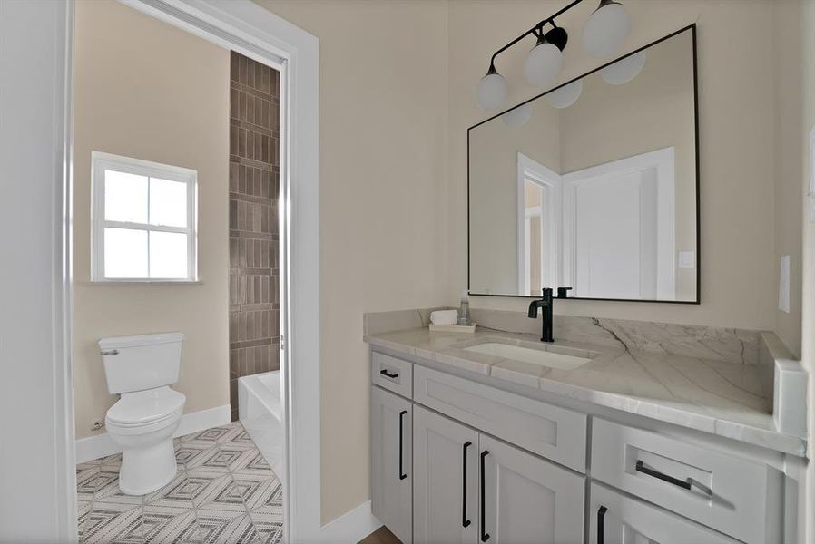 Furnished interior view inside a new home in , Weatherford (Image 13).