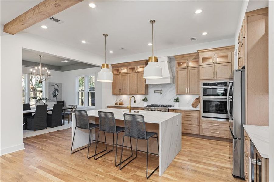 Furnished interior view inside a new home in , Decatur (Image 10).