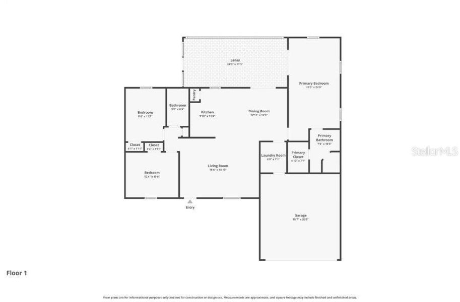 2D floor plan layout of this home in , Ocala, FL (Image 4).