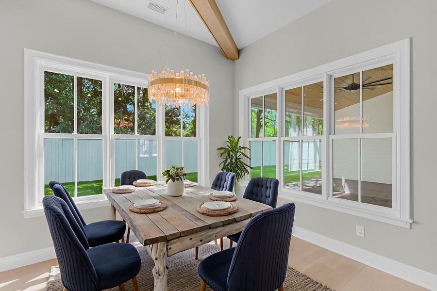 Furnished interior view inside a new home in , Johns Island (Image 17). Furnished interior view inside a new home in , Johns Island (Image 17).