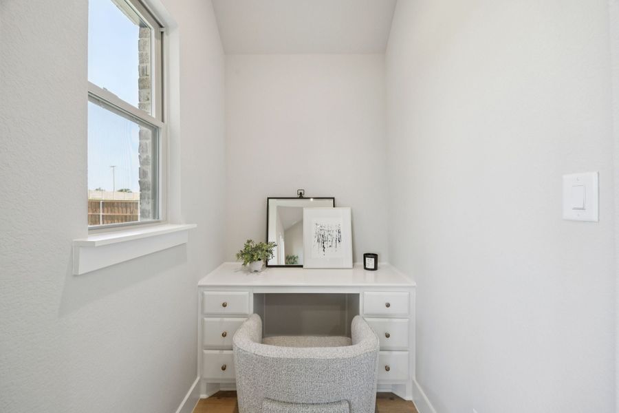 Representative furnished interior of a home built from the Belmont by Centre Living Homes in Lakeway Estates, Waxahachie (Image 32).