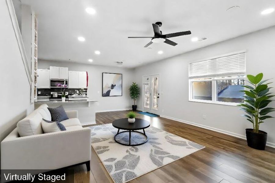 Furnished interior view inside a new home in , Dawsonville (Image 44).