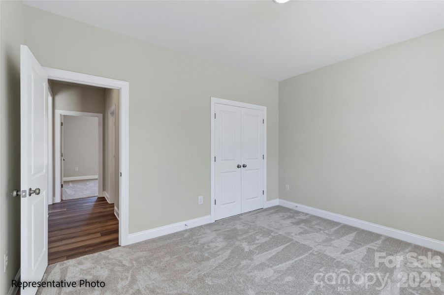 Representative Photo. Secondary Bedroom
