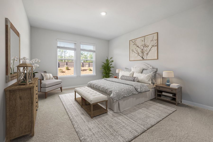 Representative furnished interior of a home built from the Sweetgum by Beazer Homes in The Groves of Berkeley, Moncks Corner (Image 9).