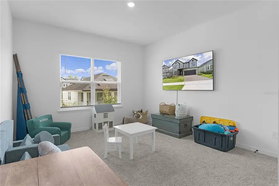 Furnished interior view inside a new home in , Clermont (Image 7).