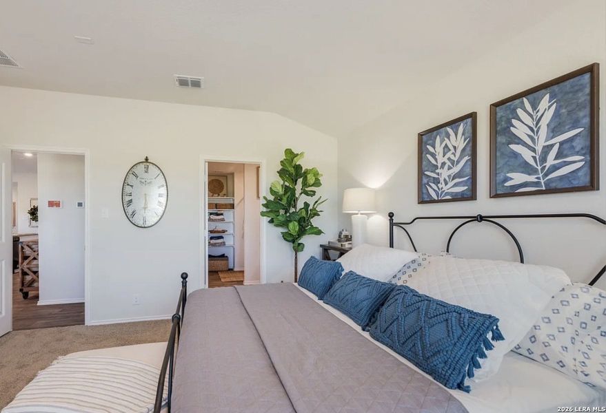 Furnished interior view inside a new home in , Converse (Image 12).