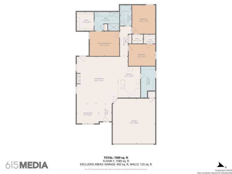 2D floor plan layout of this home in , Seguin, TX (Image 4).