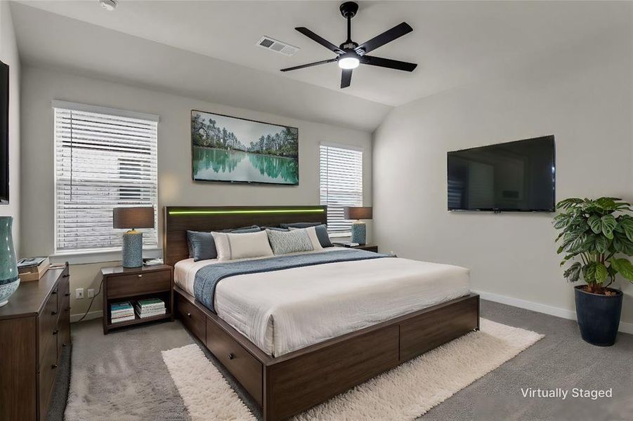 Furnished interior view inside a new home in , Fate (Image 25). Furnished interior view inside a new home in , Fate (Image 25).