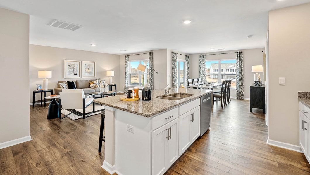 Furnished interior view inside a new home in Treemont Commons, Wellford (Image 12).