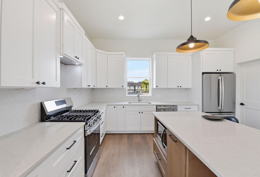 Furnished interior view inside a new home in , Houston (Image 12).