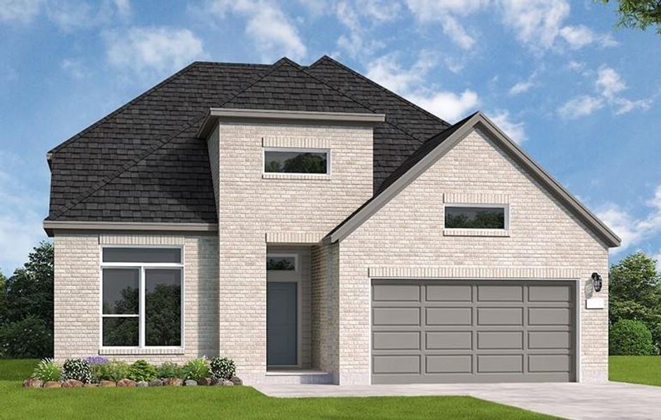 Front elevation (representative rendering)