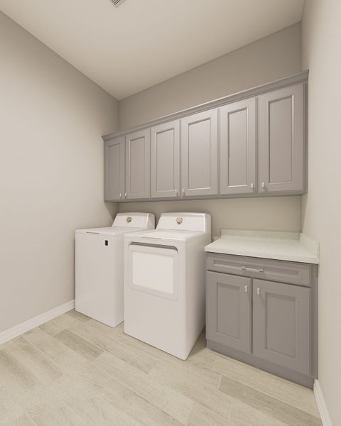 Representative furnished interior of a home built from the Iris Plan 60-1 by Tri Pointe Homes in Abel Ranch, Goodyear (Image 17).