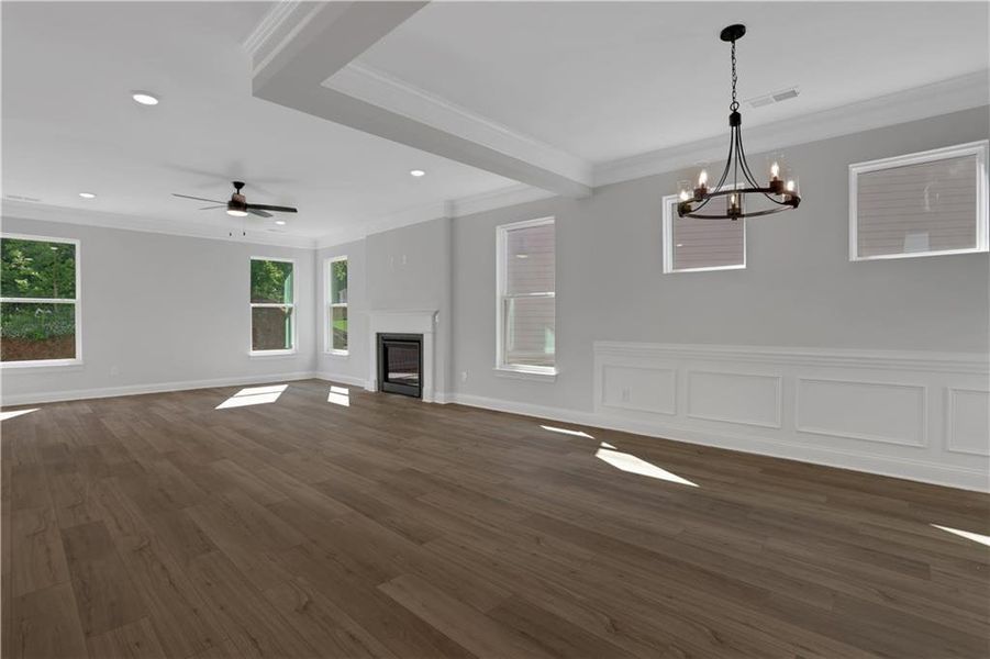 Spacious, unfurnished interior of a new home in Villas at Dawsonville, Dawsonville (Image 19).