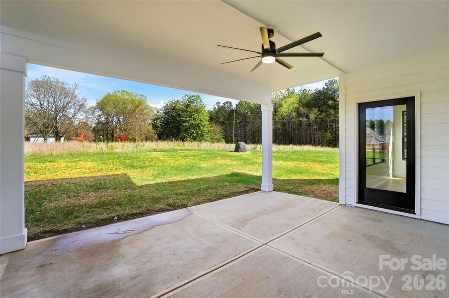 Exterior details and patio area of a home in , Mooresville (Image 28).