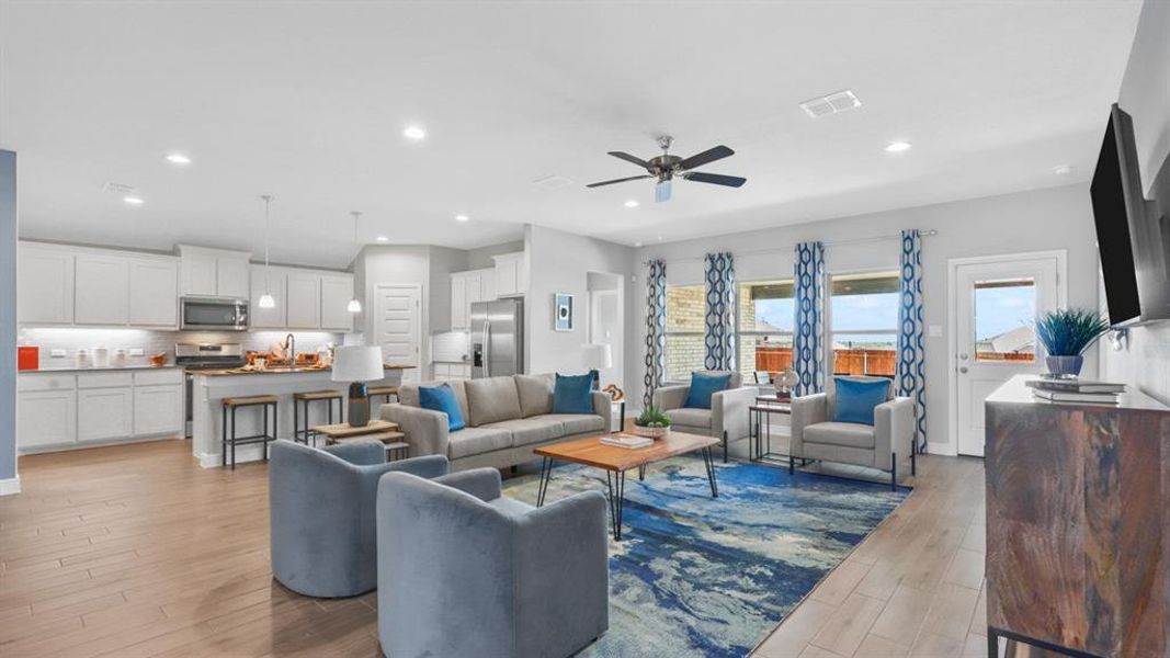 Furnished interior view inside a new home in Sandstone Estates, Granbury (Image 24). Furnished interior view inside a new home in Sandstone Estates, Granbury (Image 24).