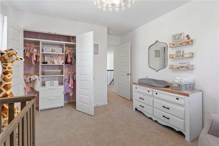 Furnished interior view inside a new home in Water Oak Estates, Lawrenceville (Image 11).