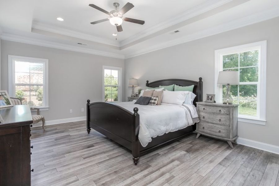 Representative furnished interior of a home built from the Manhattan by Keystone Homes NC in Weybridge, Burlington (Image 20). Representative furnished interior of a home built from the Manhattan by Keystone Homes NC in Weybridge, Burlington (Image 20).