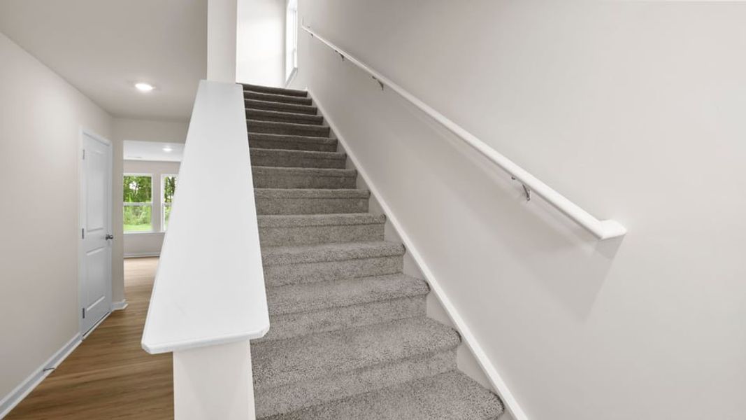 Spacious, unfurnished interior of a new home in Durbin Meadows, Fountain Inn (Image 24).