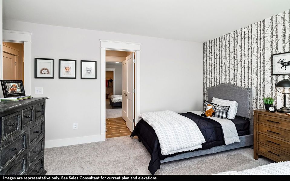 Furnished interior view inside a new home in High Park Hill, Arrington (Image 30).