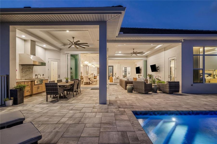 Exterior details and patio area of a home in , Palmetto (Image 25).