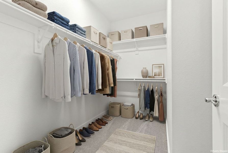 Furnished interior view inside a new home in Willow Grove Townhomes, Melissa (Image 30).