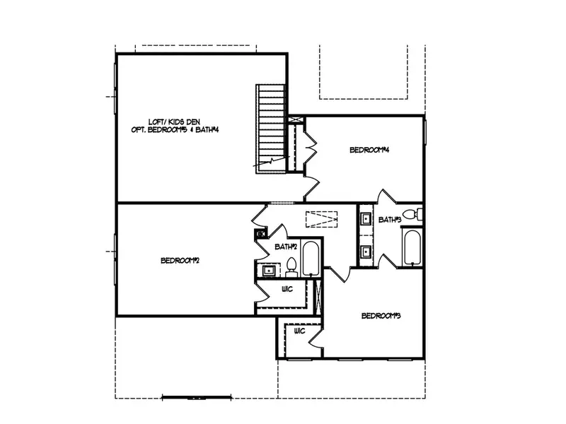 2D floor plan layout for the The Everglade by My Home Communities in Cotton Creek, Good Hope, GA (Image 4). 2D floor plan layout for the The Everglade by My Home Communities in Cotton Creek, Good Hope, GA (Image 4).