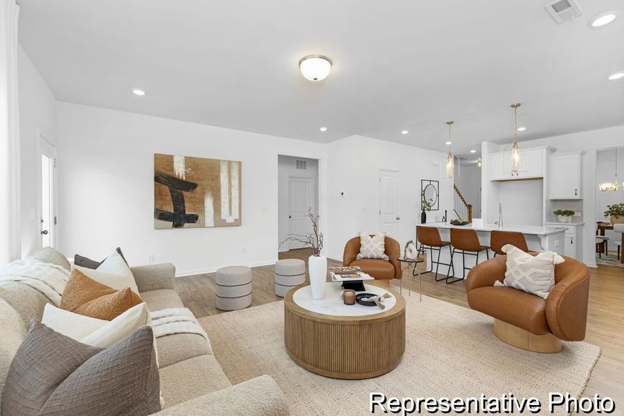 Furnished interior view inside a new home in Nathans Ridge, Lillington (Image 10).