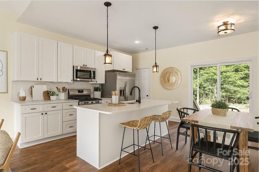 Furnished interior view inside a new home in , Gastonia (Image 3). Furnished interior view inside a new home in , Gastonia (Image 3).