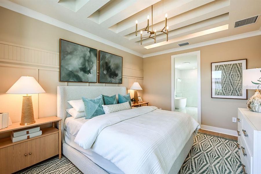 Furnished interior view inside a new home in Turnleaf, Punta Gorda (Image 12).