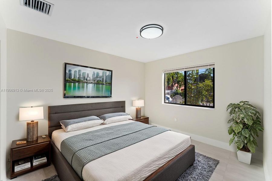 Furnished interior view inside a new home in , Miami (Image 13).