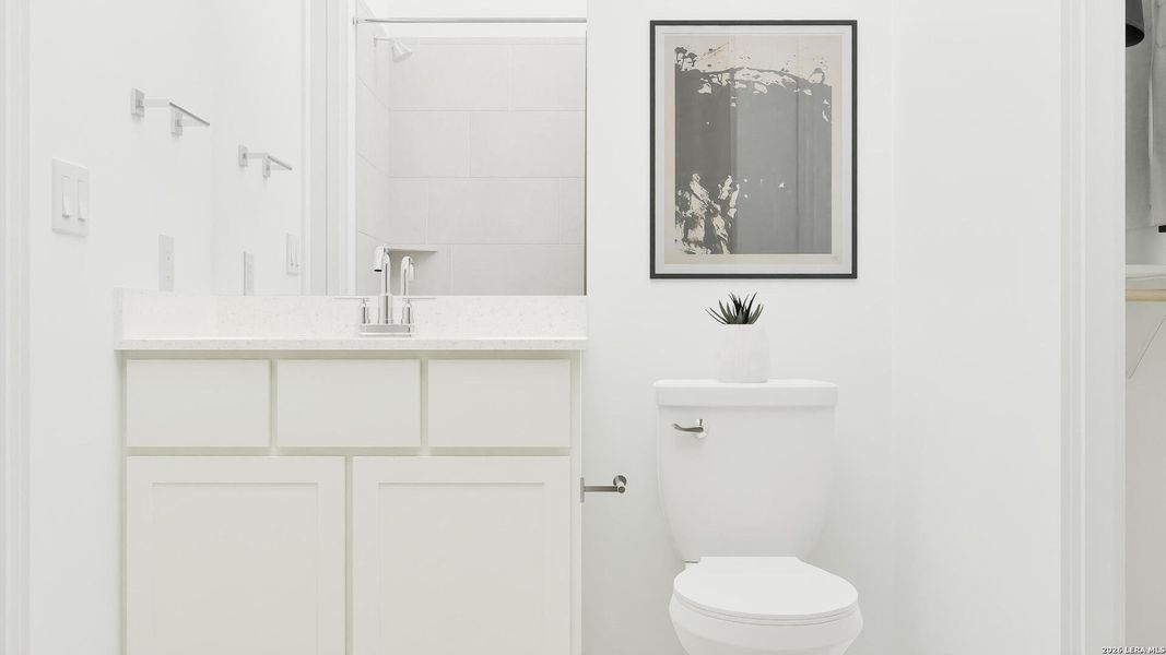 Furnished interior view inside a new home in Brookmill, San Antonio (Image 33). Furnished interior view inside a new home in Brookmill, San Antonio (Image 33).