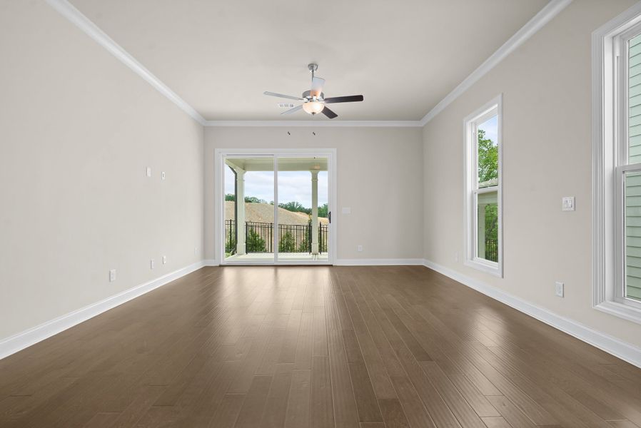 Representative unfurnished interior of a home built from the The Carter by The Providence Group in Aberdeen, Hoschton (Image 19).