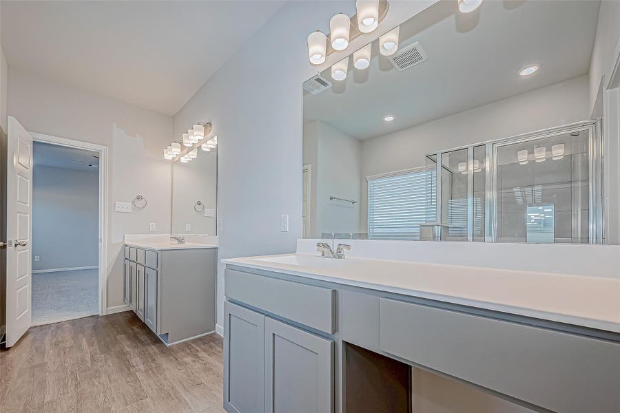 Furnished interior view inside a new home in Mill Creek Trails, Magnolia (Image 13).