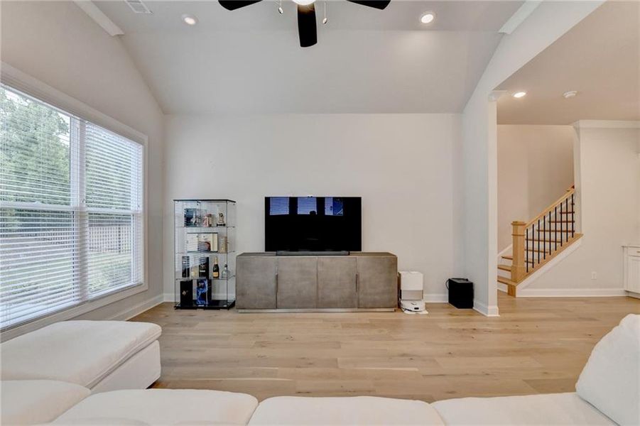 Furnished interior view inside a new home in Ellington Townhomes, Suwanee (Image 6).