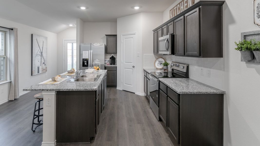 Furnished interior view inside a new home in Wildcat Ranch, Crandall (Image 9).