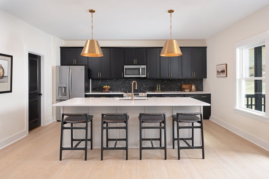 Representative furnished interior of a home built from the Knox by Ashton Woods in Rowland's Grant, Fuquay Varina (Image 3).
