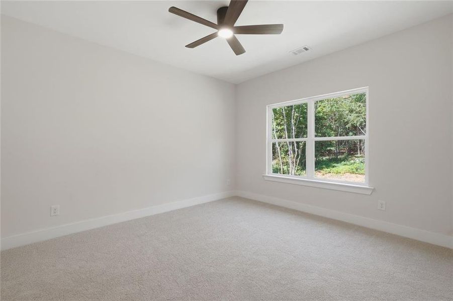 Spacious, unfurnished interior of a new home in , White (Image 31).