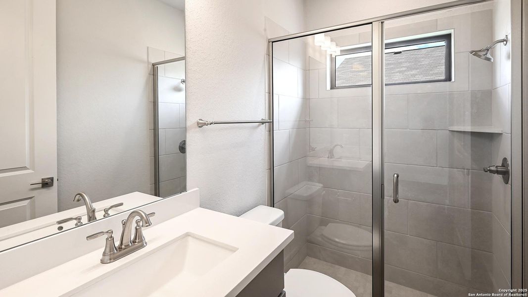 Furnished interior view inside a new home in Cibolo Valley Heights 65', Cibolo (Image 17).