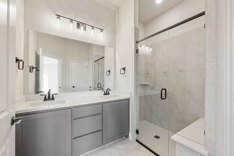 Furnished interior view inside a new home in Wildcat Ridge, Godley (Image 6).