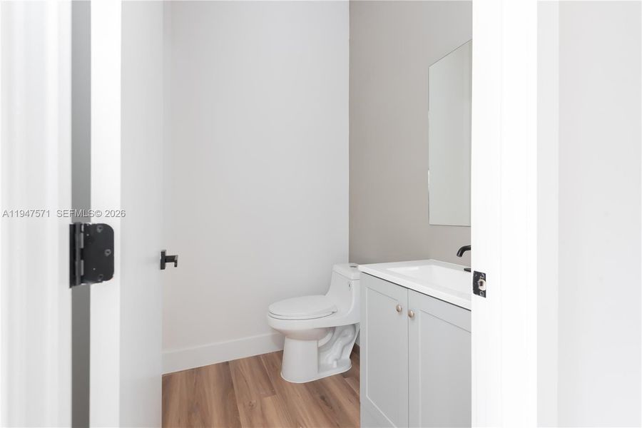 Furnished interior view inside a new home in , Miami (Image 12).